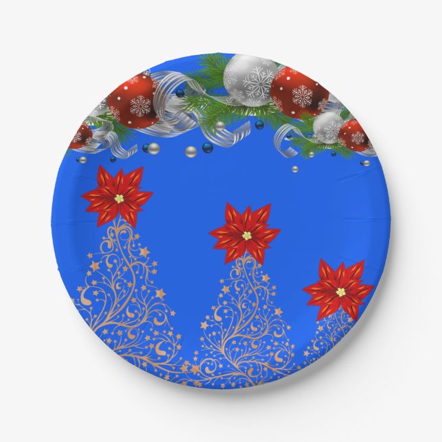 Prato De Papel Placas de papel Natal (Frente)