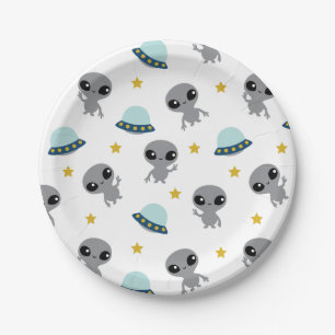Prato De Papel Placas de papel para aliens