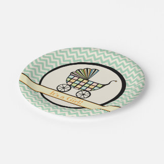 Prato De Papel Placas de papel para Chá de fraldas de carrinho de