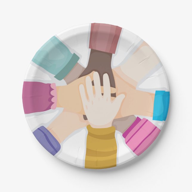 Prato De Papel Placas de papel para crianças (Frente)