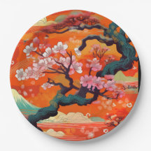 Placas de papel para design japonês