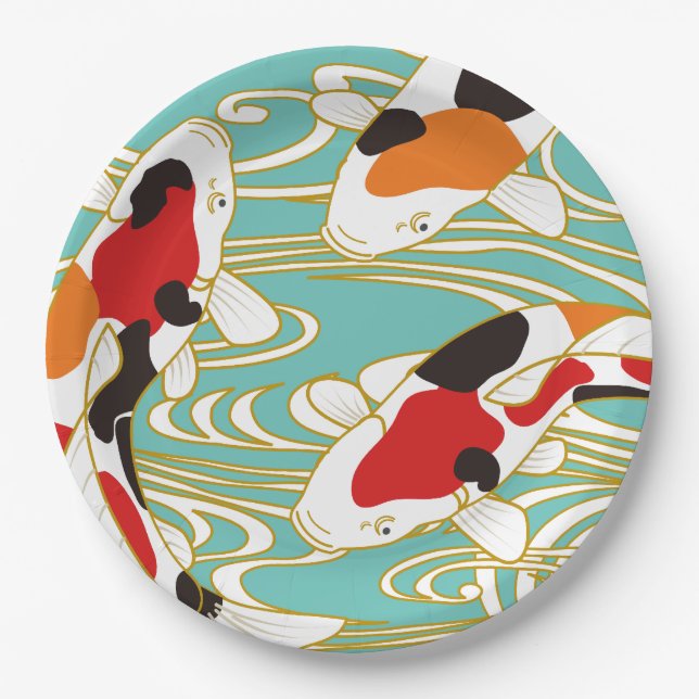 Prato De Papel Placas de papel para design japonês (Frente)