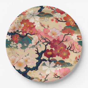 Prato De Papel Placas de papel para design japonês