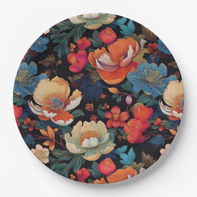 Prato De Papel Placas de papel para design japonês (Frente)