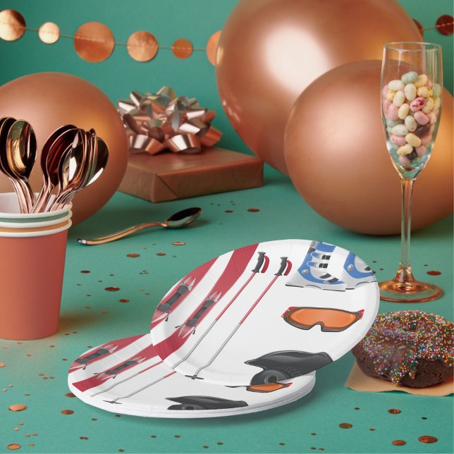 Prato De Papel Placas de papel para equipamento de esqui (Criador carregado)