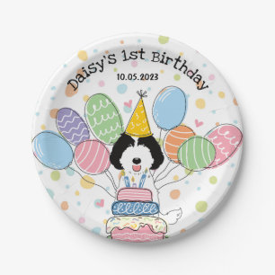 Prato De Papel Placas de papel para Festa de aniversário de pinhe