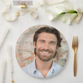 Prato De Papel Placas de papel para Festa de solteira de fotos no