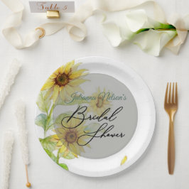 Prato De Papel Placas de papel para flores solares