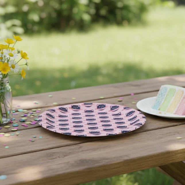 Prato De Papel Placas de papel para gatos planetas (Criador carregado)