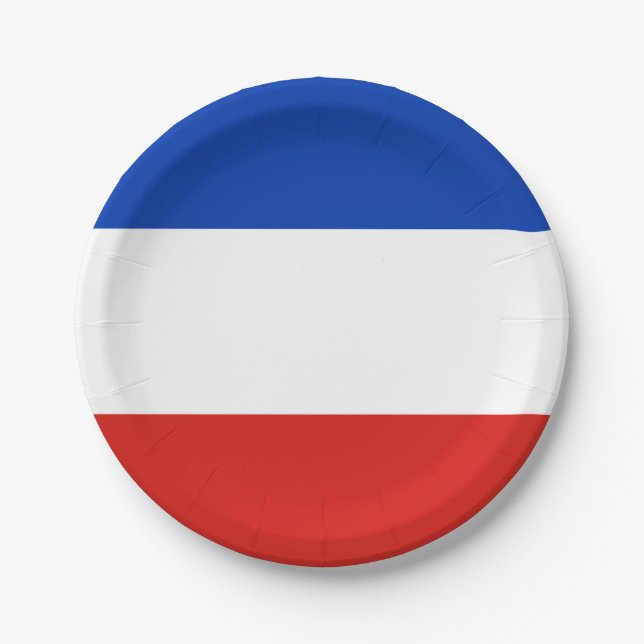 Prato De Papel Placas de papel para o Sinalizador Schleswig-Holst (Frente)