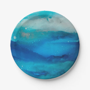 Prato De Papel Placas de papel para oceanos Estilo nº 4 Beach