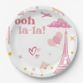 Prato De Papel Placas de papel para partidos de torre Eiffel, cor