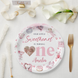 Prato De Papel Placas de papel para primeiro aniversario de Namor