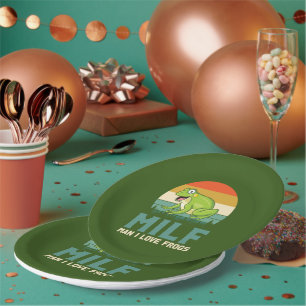 Prato De Papel Placas de papel para Sapos de amor