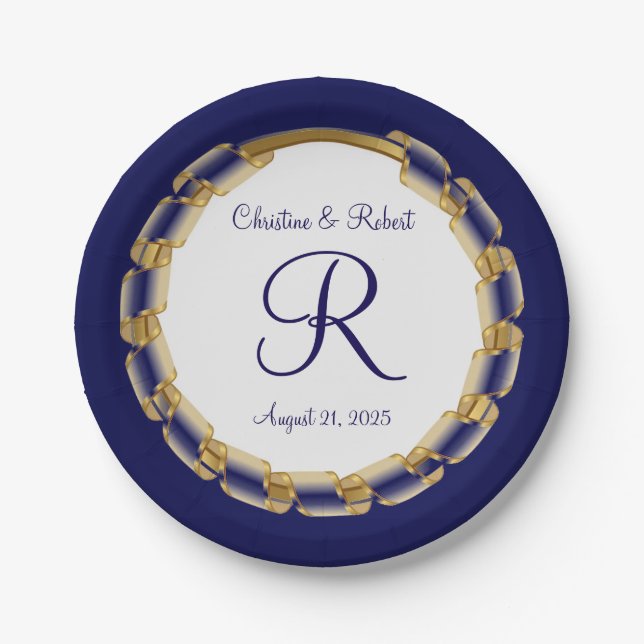 Prato De Papel Placas de papel personalizadas (Frente)