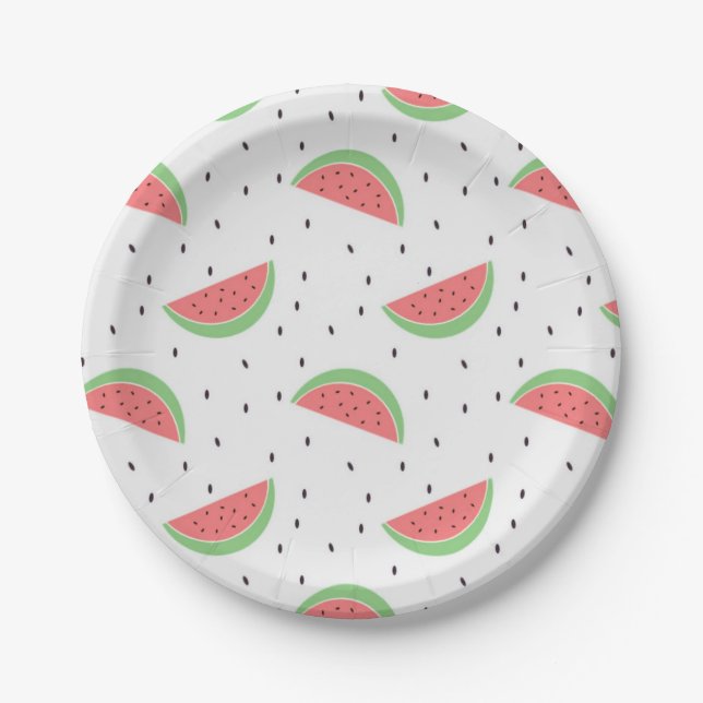 Prato De Papel Placas de papel personalizadas de 7" (Frente)