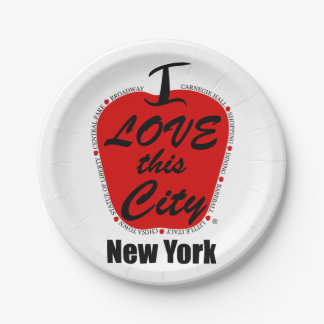 Prato De Papel Placas de papel personalizadas de 7"