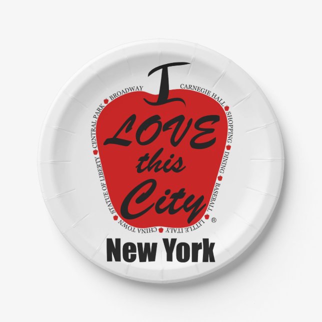 Prato De Papel Placas de papel personalizadas de 7" (Frente)