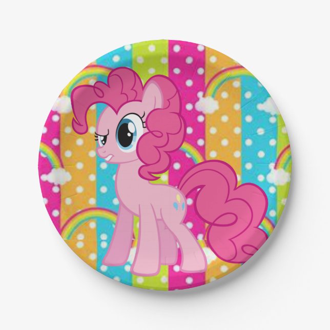 Prato De Papel Placas de papel Pony (Frente)