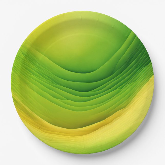 Prato De Papel Placas de papel Premium de 9 polegadas (Frente)