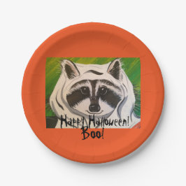 Prato De Papel Placas de papel "Rocky the Ghost"