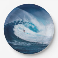 Placas de papel surfando de Watersport das ondas
