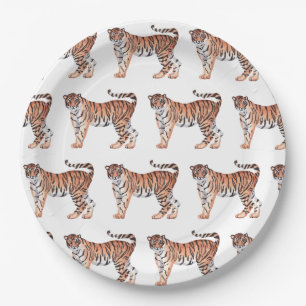 Prato De Papel Placas de papel Tigre