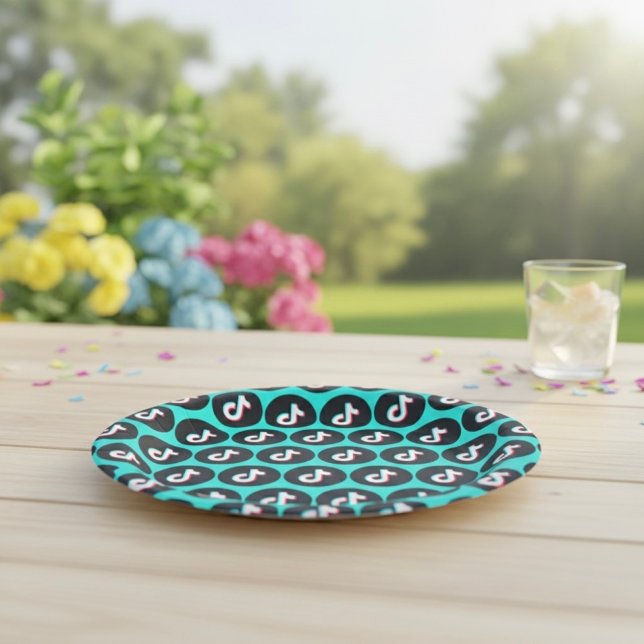 Prato De Papel Placas de papel TikTok (Criador carregado)