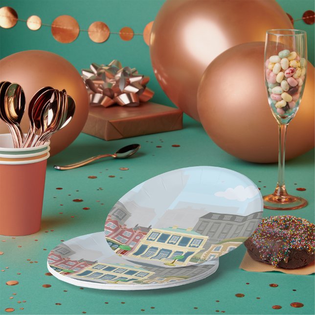 Prato De Papel Placas de papel urbano (Criador carregado)