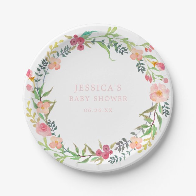 Prato De Papel Placas de Papel Verde Russo (Frente)