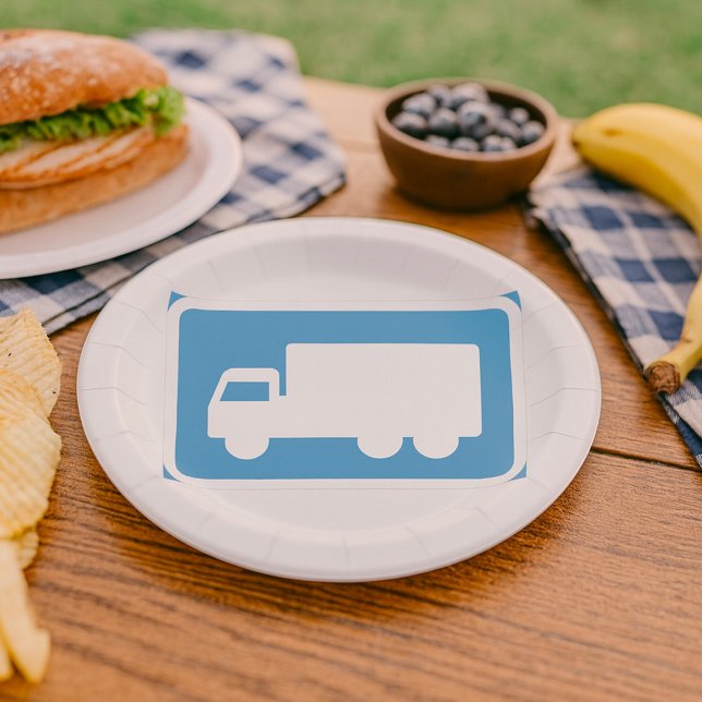 Prato De Papel Placas de Sinalização Rodoviária de Caminhões (Criador carregado)