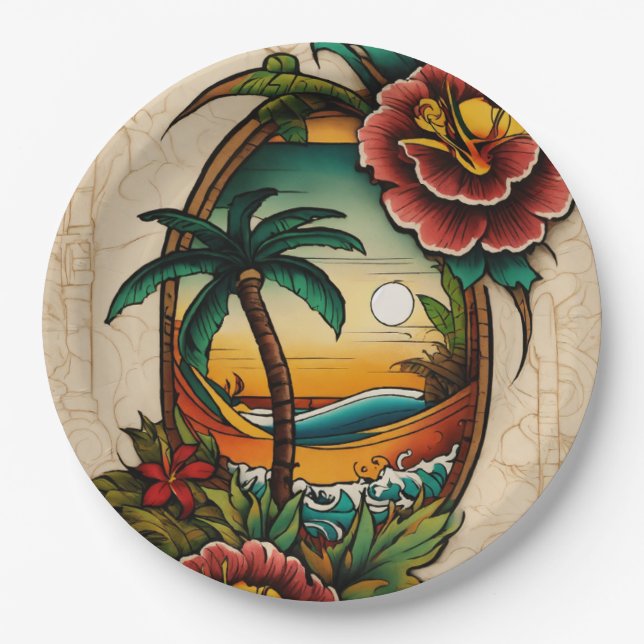 Prato De Papel Placas de terceiros (Frente)