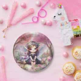 Prato De Papel Placas do grupo de temas de laticínios