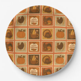 Prato De Papel Placas do Partido de Colagem de Carimbo de Ação de