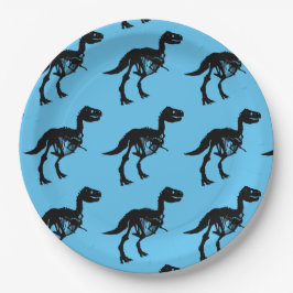 Prato De Papel Placas especiais especiais para esqueleto de dinos