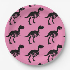 Prato De Papel Placas especiais especiais para esqueleto de dinos