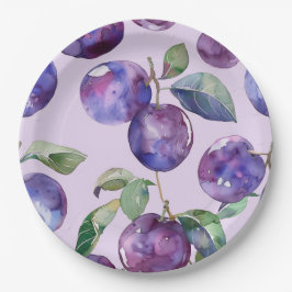 Prato De Papel Placas Festas de noivado redondas de 9" personaliz