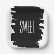 Placas modernas de papel para a Festa de aniversár