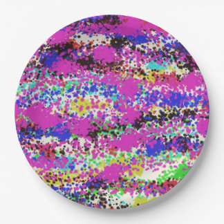 Prato De Papel Placas partidárias do JP Artsy Ware