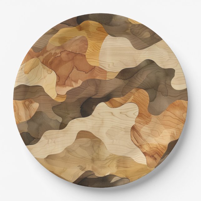 Prato De Papel Placas personalizadas de 9" (Frente)