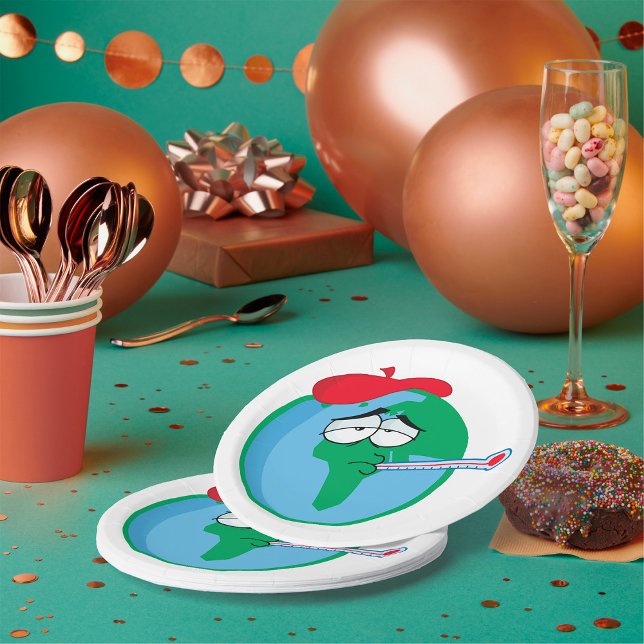 Prato De Papel Planeta Doente (Criador carregado)