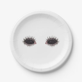 Prato De Papel Plates Halloween Eyes