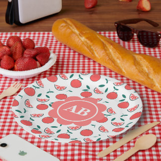 Prato De Papel Plato de papel diseño melocotones
