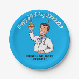 Prato De Papel PLATO DE PAPEL  DOCTORS BIRTHDAY antistress