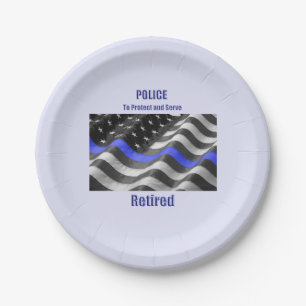 Prato De Papel Polícia