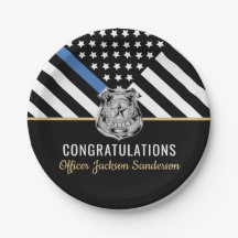 Polícia - Baixa Parabéns Azul de Bandeira