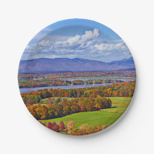 Prato De Papel Ponte Rhinecliff no outono