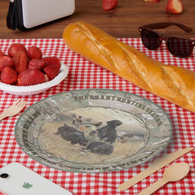 Prato De Papel Ponteiros abreviados alemães (Piquenique)