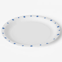 Pontos Azuis Azureos Branco 