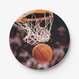 Prato De Papel Pontuação de Basquetebol